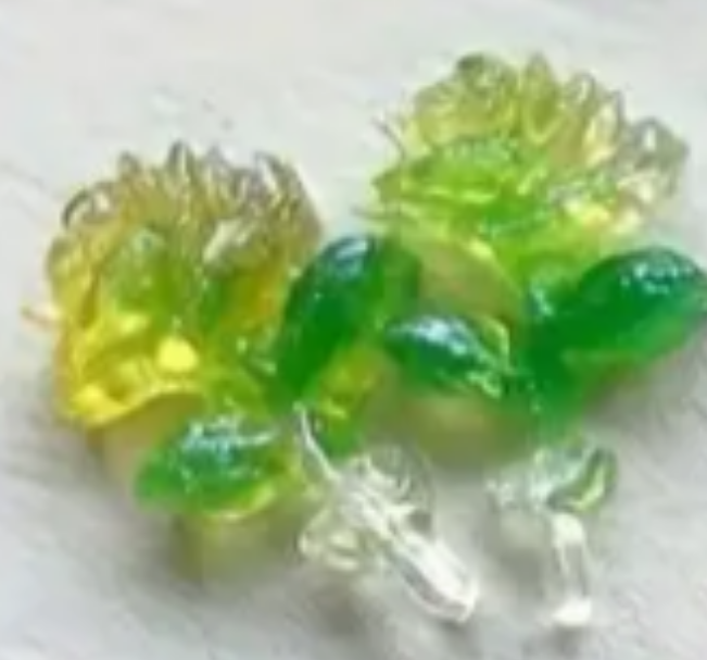 Mini roses charms