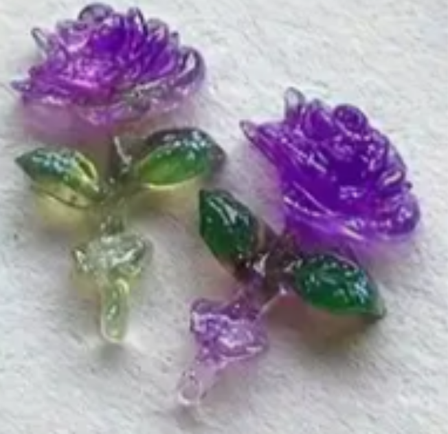 Mini roses charms