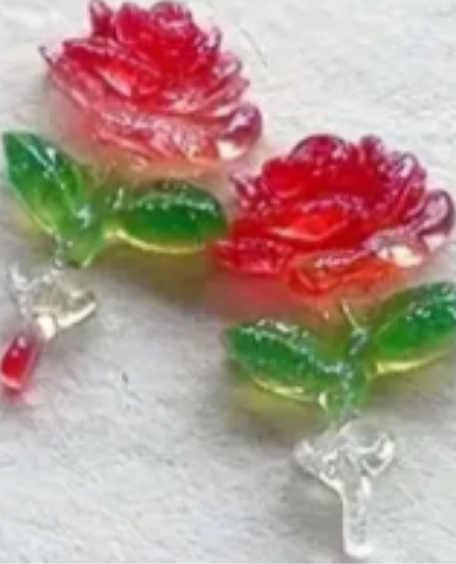 Mini roses charms