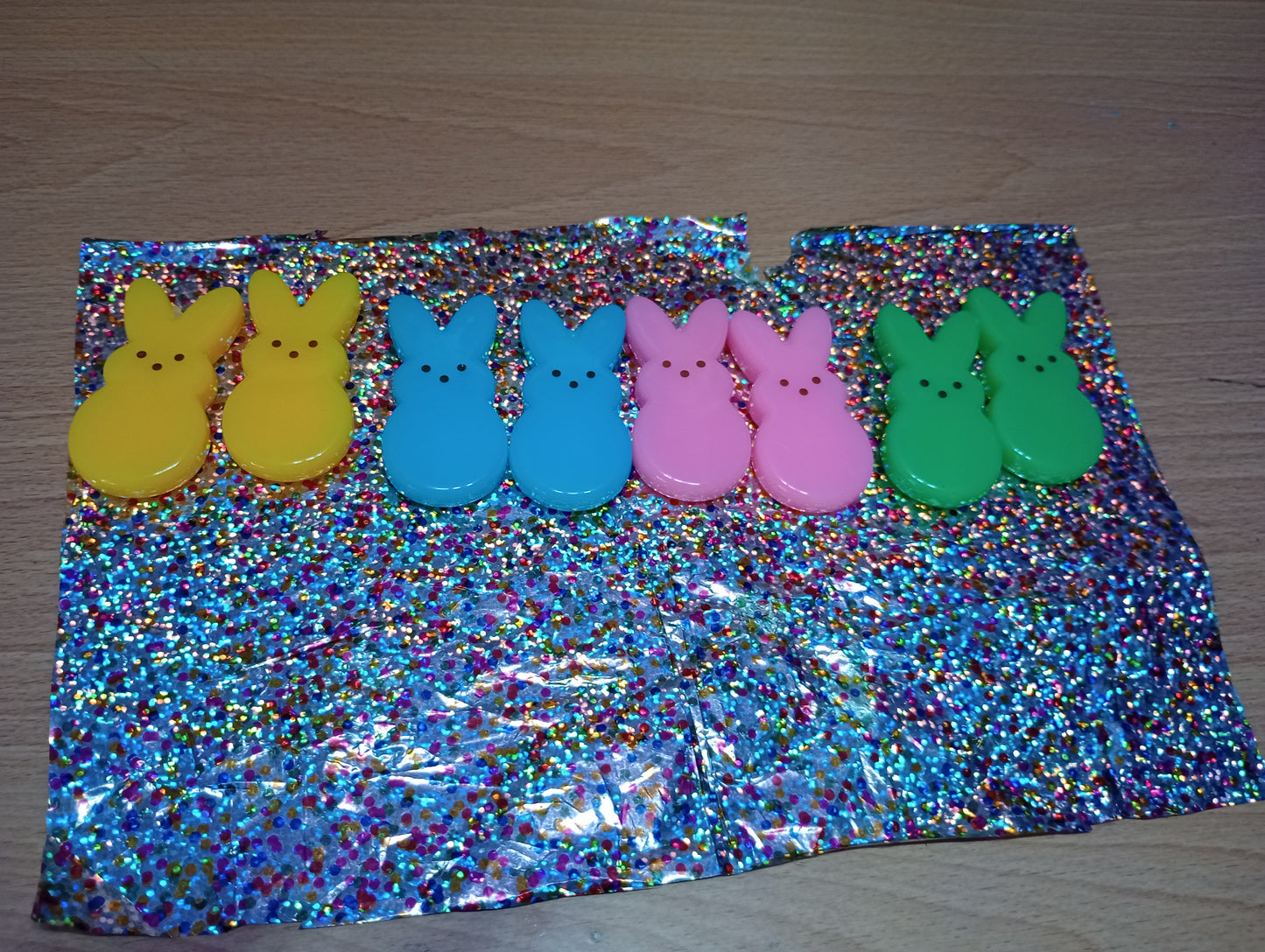 Bunny peeps earrings