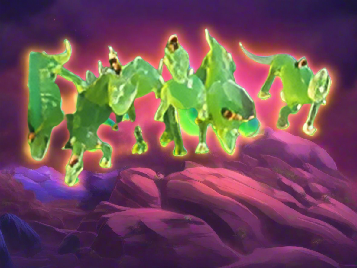 Glow dinosaur