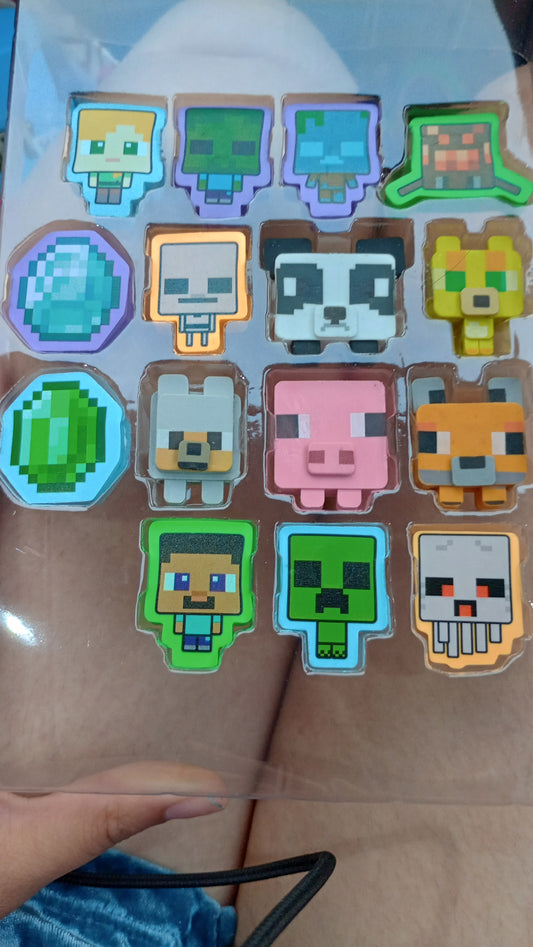 Minecraft erasers