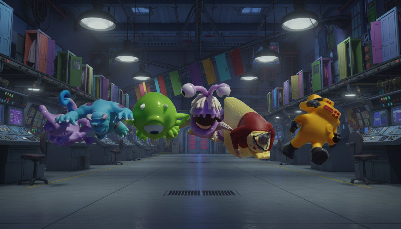 Mini monsters inc characters