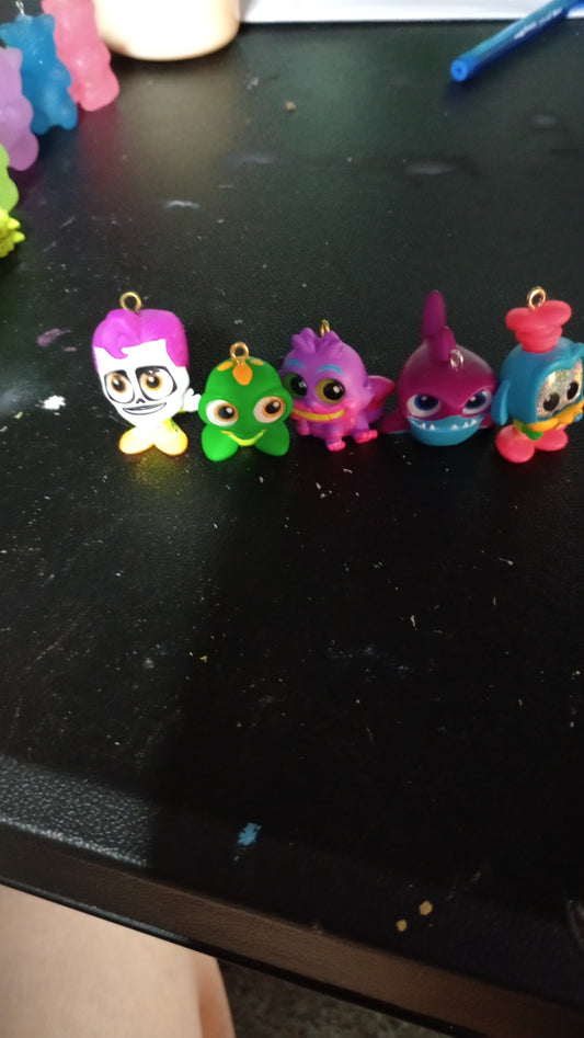 Mystery characters keychains