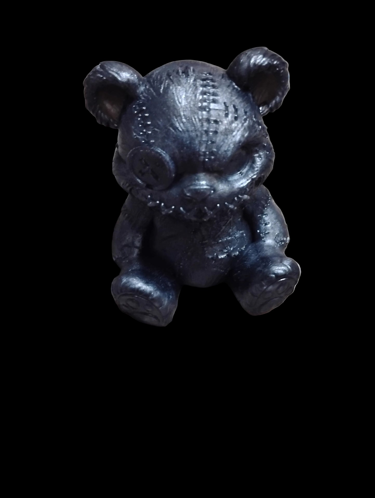 Stitched bear statue