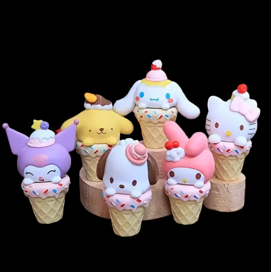 Sanrio ice cream figures