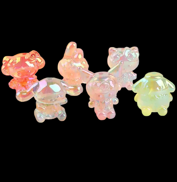 Glow in the dark Sanrio beads